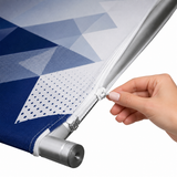 2 ft Straight Tube Display With Fabric Print