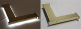 Halo/ Back Lit Polished Gold Stainless Steel Letters for Indoor & Outdoor Signage - 64"W X 12"H