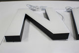 Front Lit Metal Letters for Indoor & Outdoor Signage - 114"W X 15"H