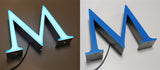 Front Lit Metal Letters for Indoor & Outdoor Signage - 121"W X 33"H