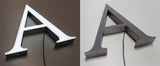 Front Lit Metal Letters for Indoor & Outdoor Signage - 121"W X 33"H