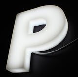 Full Lit 3D Acrylic Letters for Indoor & Outdoor Signage - 28"W X 7"H