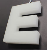 Full Lit 3D Acrylic Letters for Indoor & Outdoor Signage - 28"W X 7"H