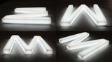 Full Lit 3D Acrylic Letters for Indoor & Outdoor Signage - 21"W X 12"H