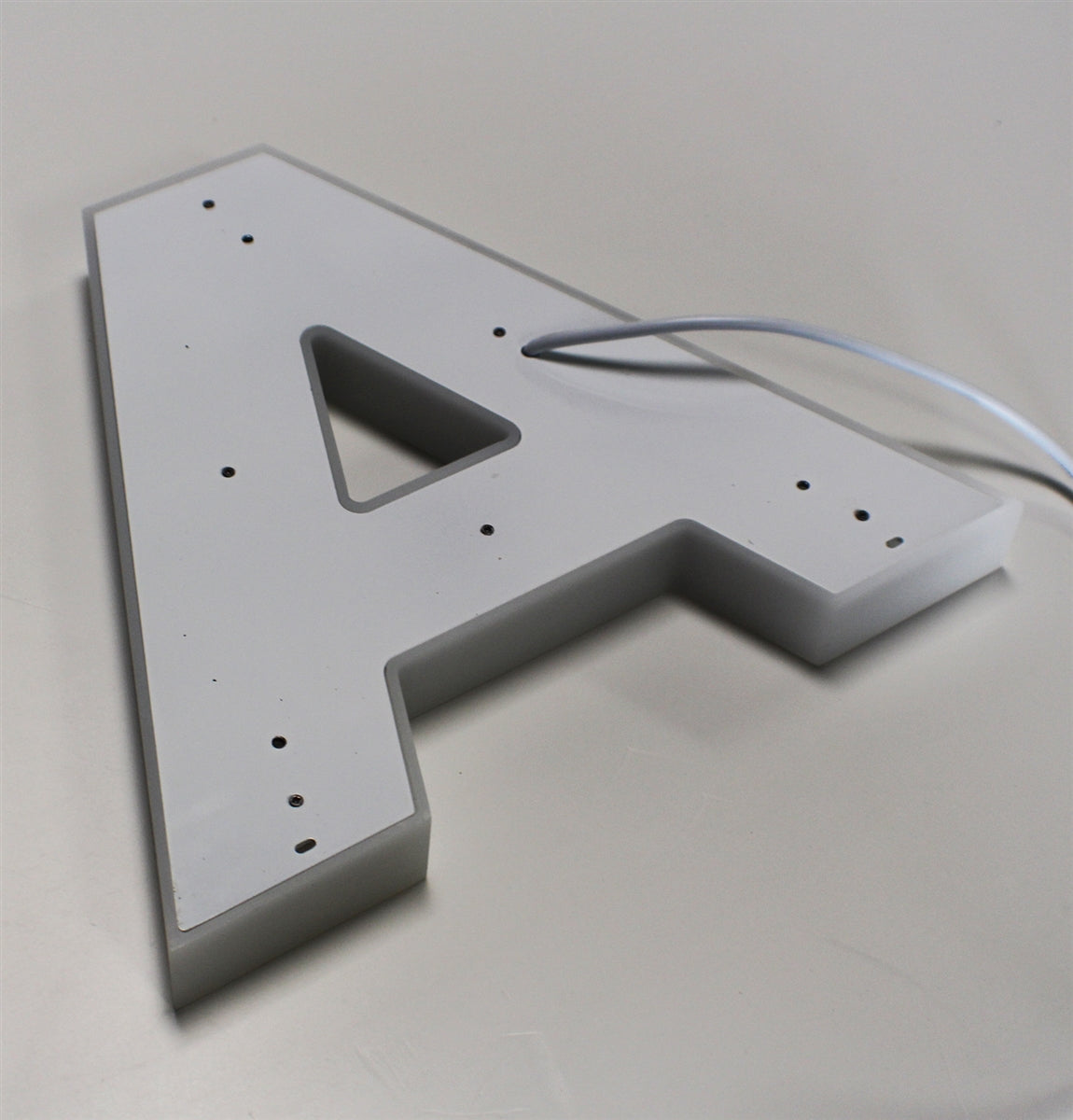 Full Lit 3D Acrylic Letters for Indoor & Outdoor Signage - 187"W X 41"H