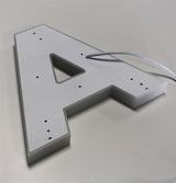 Full Lit 3D Acrylic Letters for Indoor & Outdoor Signage - 187"W X 41"H