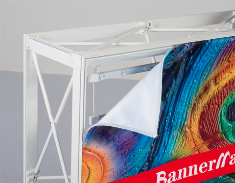 Illuminated 2.5 ft Pop Up Display with Fabric Print