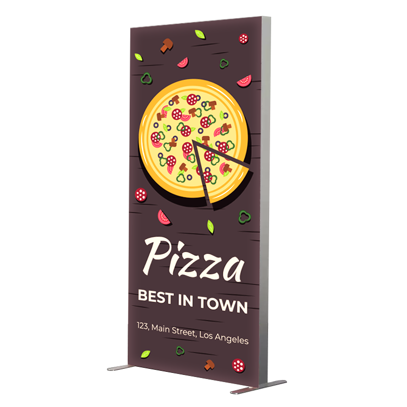 Premium LED Backlit SEG Lightbox Display - with Fabric Print