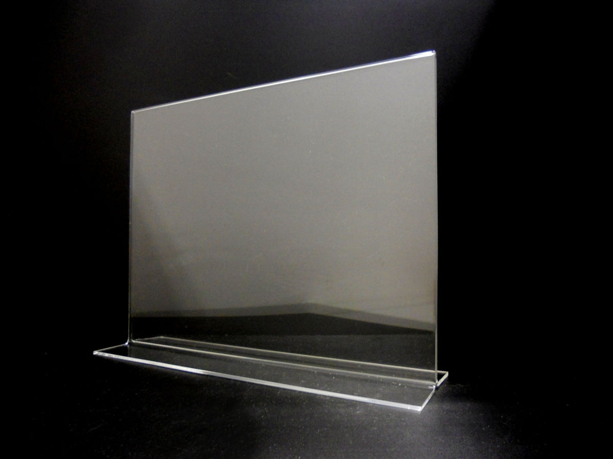 Acrylic Bottom Loading Display Sign Holder 11" x 8.5"