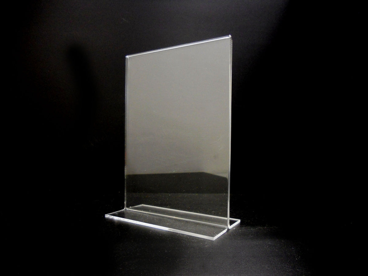 Acrylic Bottom Loading Display Sign Holder 5" x 7"