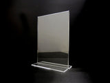 Acrylic Bottom Loading Display Sign Holder 5" x 7"