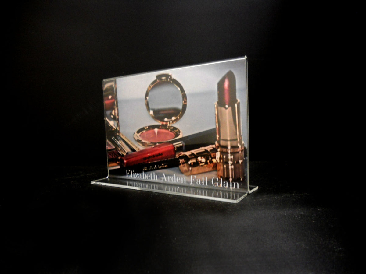 Acrylic Bottom Loading Display Sign Holder 6" x 4"