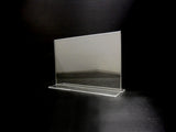 Acrylic Bottom Loading Display Sign Holder 6" x 4"