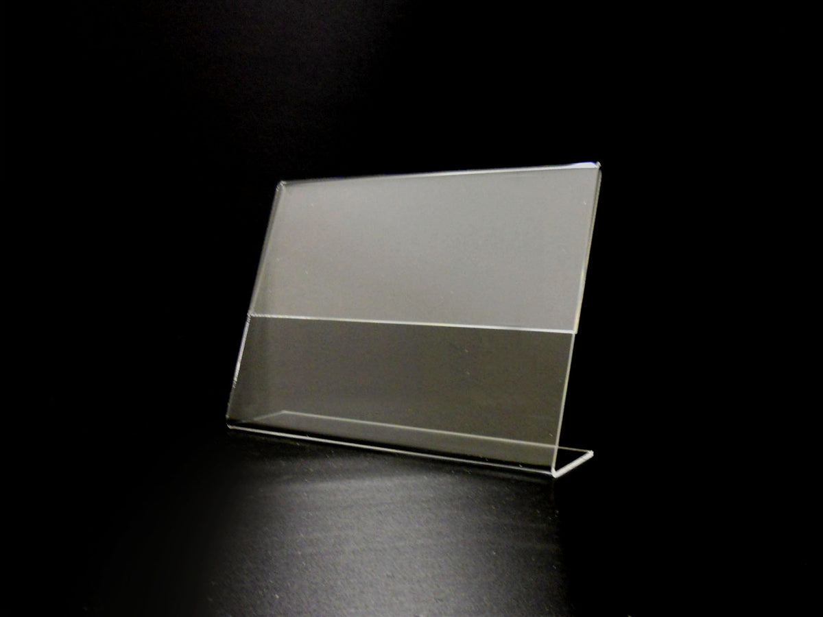 Acrylic Slant Back Display Sign Holder 7" x 5"