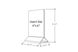 Acrylic Top Loading Display Sign Holder 4" x 6"