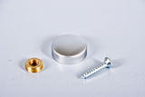 Sign Standoffs Satin Screw Cap Only 3/4" (4 pcs)