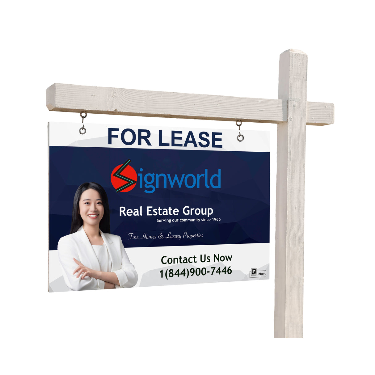 Custom Aluminum Real Estate Sign Print (Rounded Corners)