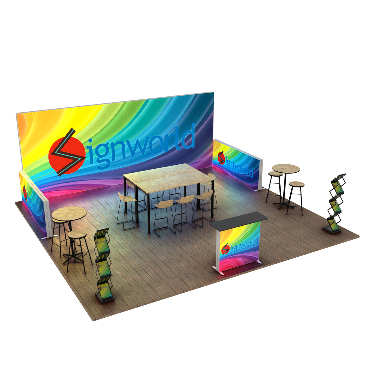 20ft Sign 20FT Trade Show Backlit Display Set -D3 – Signworld America