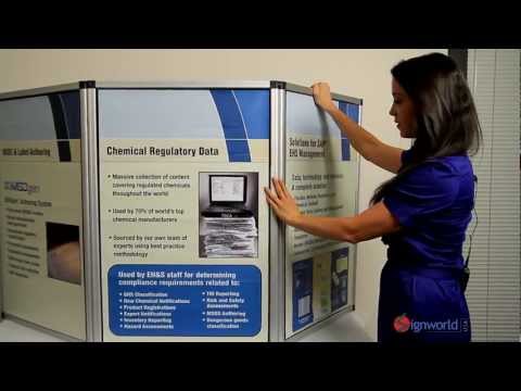 3 Panel Table Top Display – Signworld America