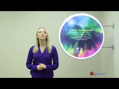 Round Outdoor LED Light Box Sign - Light Box Only – Signworld America