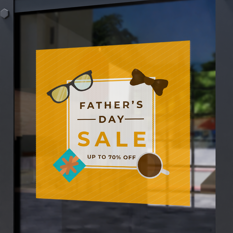 70/30 Perforated Window Vinyl ( window perf ) 54